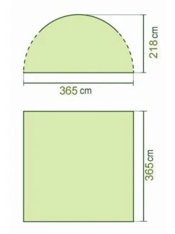 Coleman Event Shelter L Partytent Groen -Kampeerwereld Winkel 11262 event shelter 365 x 365