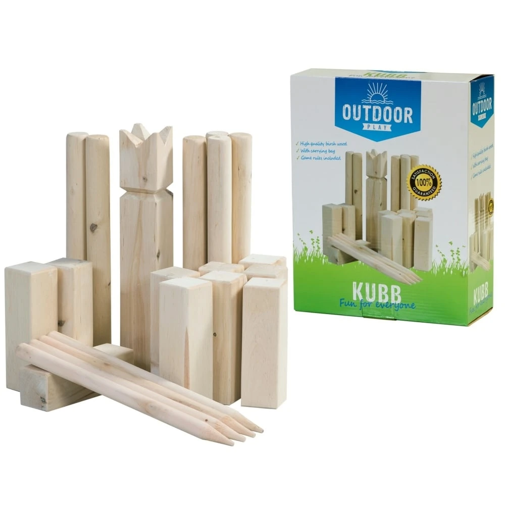 Outdoor Play Kubb Game Outdoor Play Kubb Game -Kampeerwereld Winkel 18439 ml outdoor play kubb game
