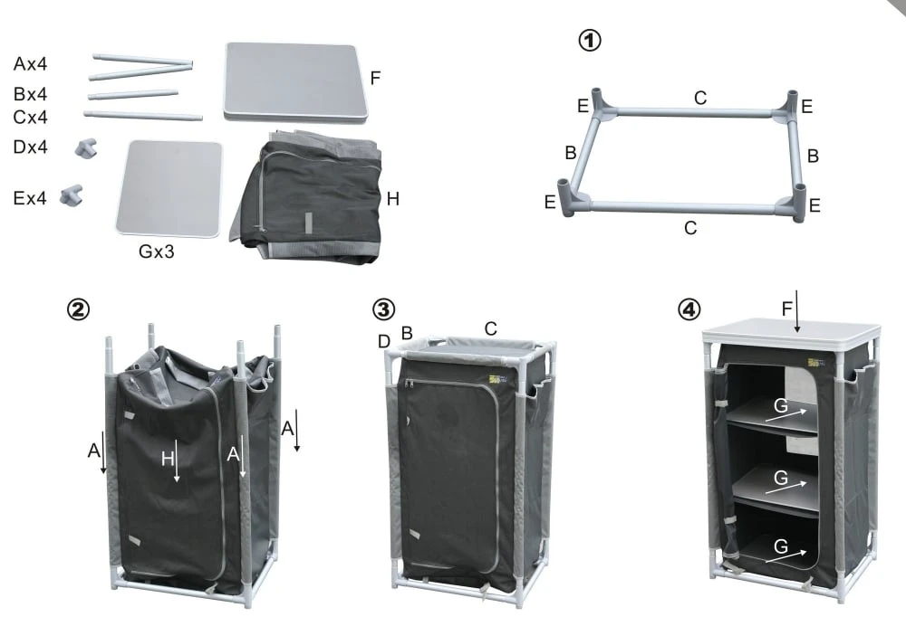 Campart Travel Campingkast Nice Campart Travel Campingkast Nice -Kampeerwereld Winkel 30226 campart travel campingkast nice