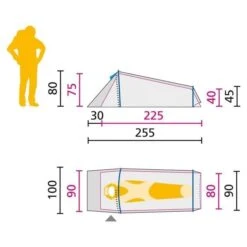 Jack Wolfskin Gossamer 1 / 1 Persoons Tent Donkergroen -Kampeerwereld Winkel 66200 jack wolfskin gossamer 1 1 persoons tent
