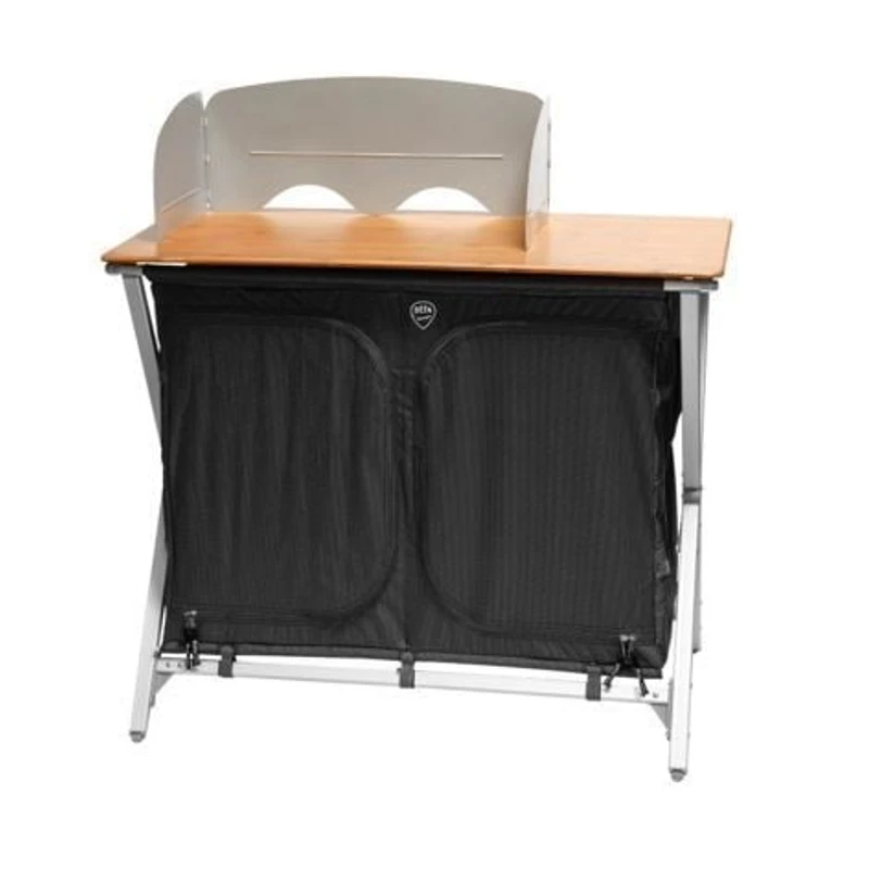 Defa Easy Folding Bamboe 100 x 49 x 82 Campingkast Defa Easy Folding Bamboe 100 X 49 X 82 Campingkast -Kampeerwereld Winkel 69319 defa easy folding xl campingkast