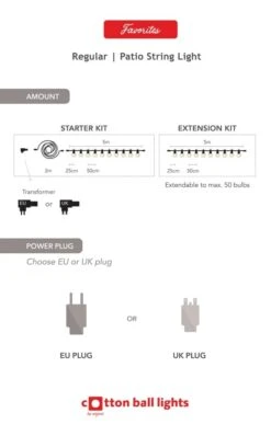 LEDR Patio Lights Round Starter Kit -Kampeerwereld Winkel 77029 ledr patio lights round starter kit