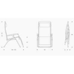 Lafuma RSX Clip Air Comfort Relaxstoel Bruin 3 Lafuma RSX Clip Air Comfort Relaxstoel Bruin -Kampeerwereld Winkel 81304 lafuma rsx clip air comfort relaxstoel