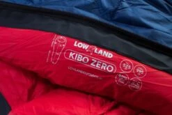 Lowland KIBO Zero Mummy Slaapzak Dons Blauw -Kampeerwereld Winkel 83744 lowland kibo zero mummy slaapzak dons