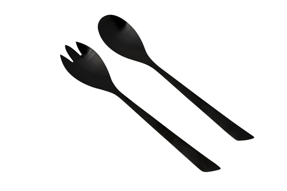 Bo-Camp Industrial Saladebestek Fay 2-Delig Zwart Bo-Camp Industrial Saladebestek Fay 2-Delig Zwart -Kampeerwereld Winkel 84575 bo camp industrial saladebestek fay 2 delig