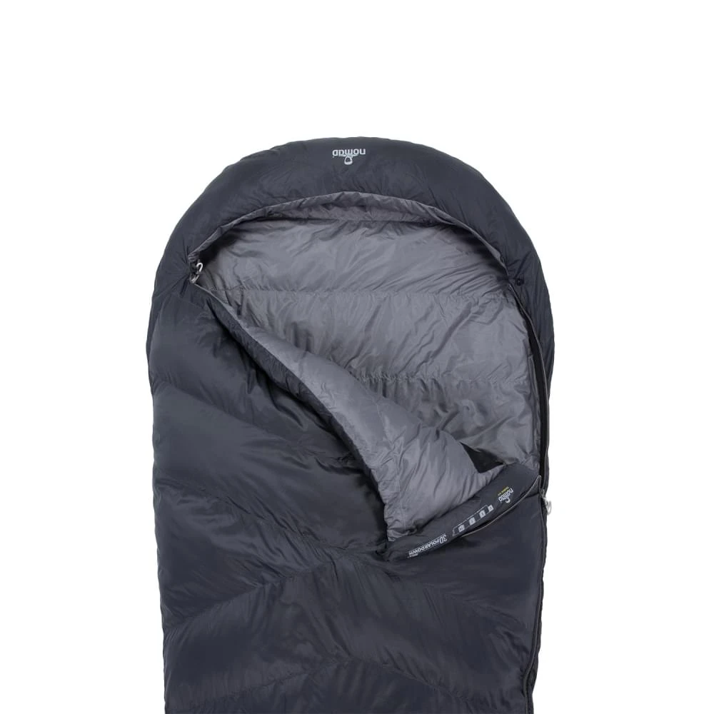 Nomad Taurus 400 LZ Mummy Slaapzak Synthetisch/Dons Donkergrijs Nomad Taurus 400 LZ Mummy Slaapzak Synthetisch/Dons Donkergrijs -Kampeerwereld Winkel 85263 nomad taurus 400 lz mummy slaapzak dons