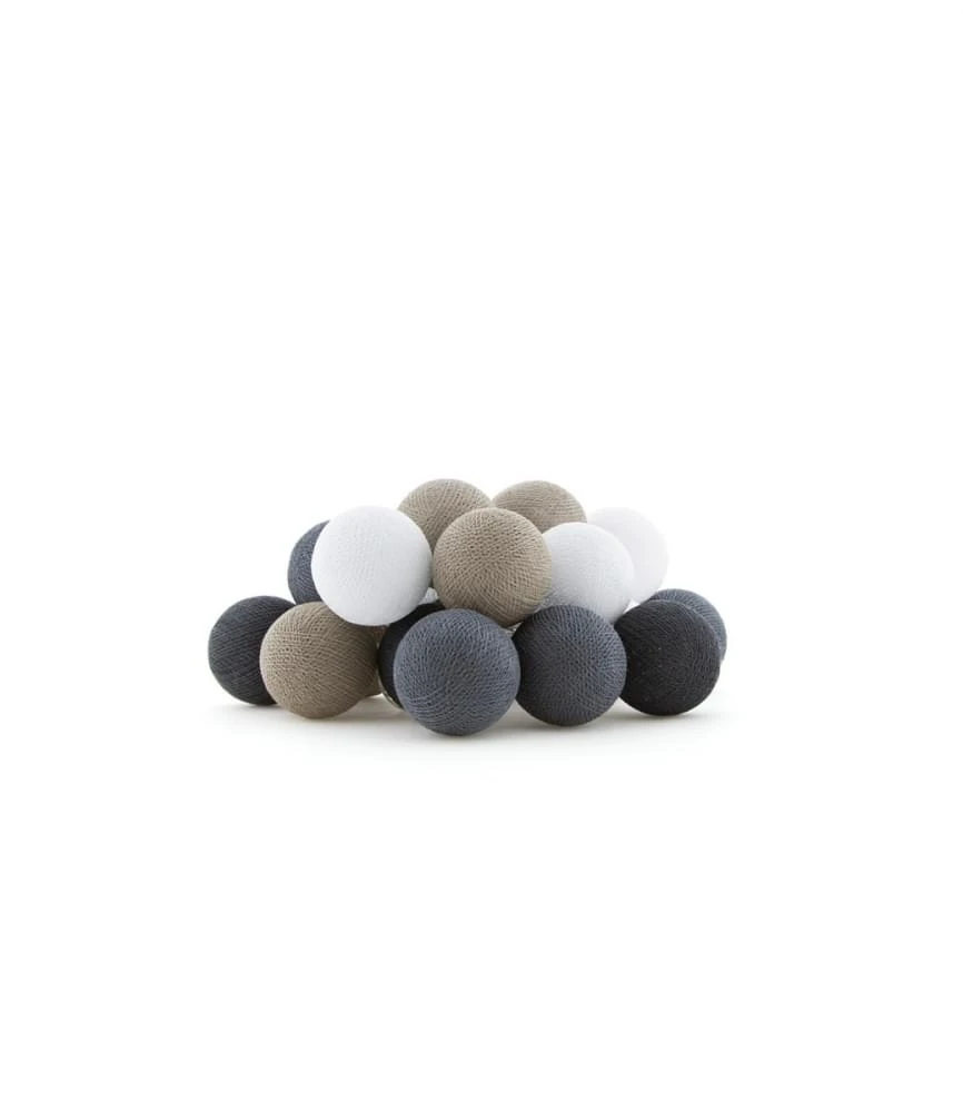 Cotton Ball Lights Outdoor Glamping Starter Kit Grijs Cotton Ball Lights Outdoor Glamping Starter Kit Grijs -Kampeerwereld Winkel 85858 cotton ball lights outdoor glamping starter kit