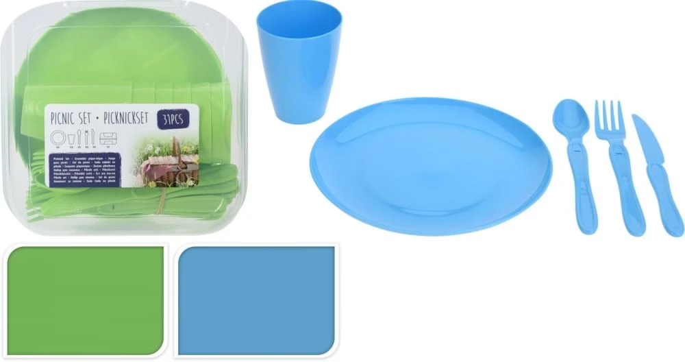 ML Picknick Set 6-persoons ML Picknick Set 6-persoons -Kampeerwereld Winkel 86859 ml picknick set 6 persoons