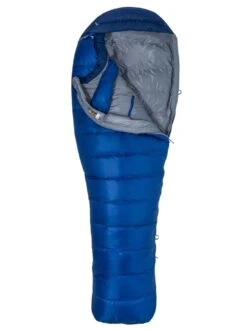 Marmot Micron 15 Long Mummy Slaapzak Dons Donkerblauw -Kampeerwereld Winkel 88135 marmot micron 15 long mymmy slaapzak dons