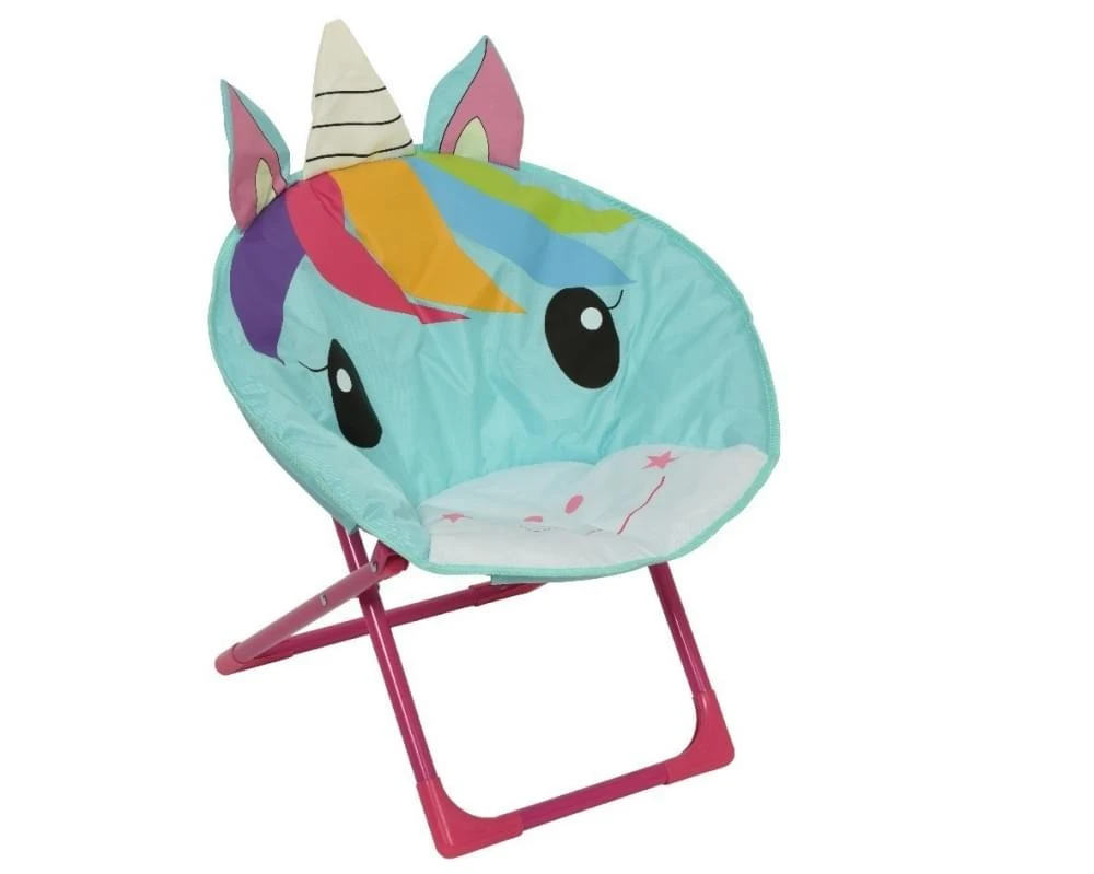 Decoris Unicorn Kinderstoel Roze Decoris Unicorn Kinderstoel Roze -Kampeerwereld Winkel 89777 decoris unicorn kinderstoel