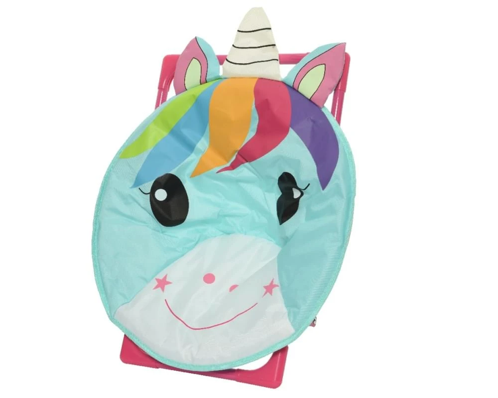 Decoris Unicorn Kinderstoel Roze Decoris Unicorn Kinderstoel Roze -Kampeerwereld Winkel 89778 decoris unicorn kinderstoel