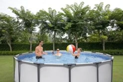 Bestway Zwembad Steel Pro Max Set Rond 427 -Kampeerwereld Winkel 90746 bestway zwembad steel pro max set rond 427