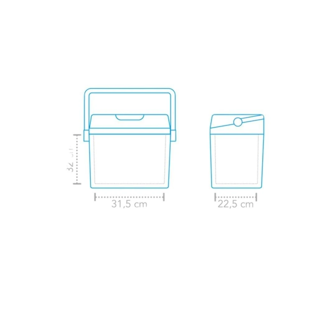 Mestic MTEC-25 Thermo-Elektrische Koelbox Mestic MTEC-25 Thermo-Elektrische Koelbox -Kampeerwereld Winkel 90799 mestic mtec 25 thermo elektrische