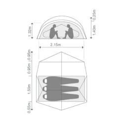Exped Outer Space III / 3 Persoons Tent -Kampeerwereld Winkel 92145 exped outer space iii