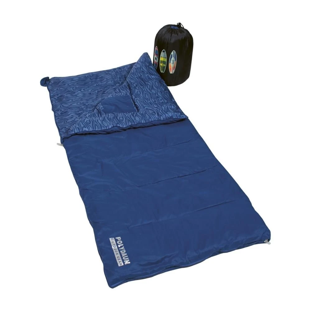 Polydaun Beach House Surfboard Deken Kinderslaapzak Synthetisch Blauw Polydaun Beach House Surfboard Deken Kinderslaapzak Synthetisch Blauw -Kampeerwereld Winkel 94011 polydaun beach house surfboard kinderslaapzak