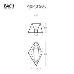 Bach PioPio Solo Tent UL Donkergroen -Kampeerwereld Winkel 96036 bach piopio solo tent ul