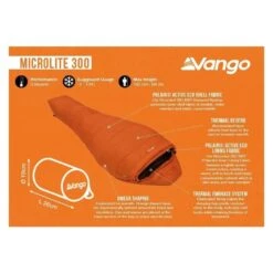 Vango Microlite 300 Mummy Slaapzak Synthetisch Oranje 2 Vango Microlite 300 Mummy Slaapzak Synthetisch Oranje -Kampeerwereld Winkel 97008 vango microlite 300 mummy slaapzak synthetisch