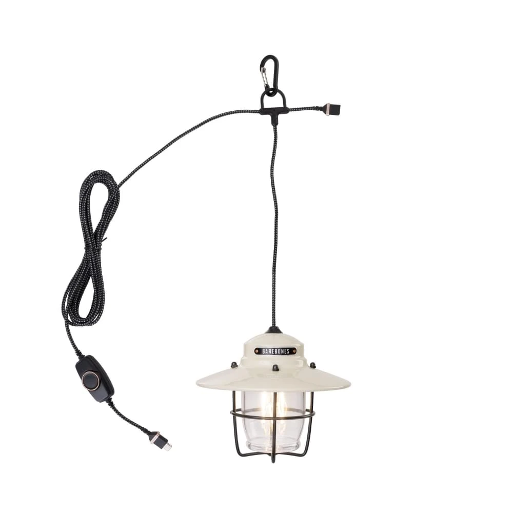 Barebones Outpost Hanglamp Wit Barebones Outpost Hanglamp Wit -Kampeerwereld Winkel 97174 barebones outpost hanglamp