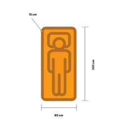 Human Comfort Chatou Ultra Light 1-Persoons Luchtbed -Kampeerwereld Winkel 98288 human comfort airbed chatou ultra light